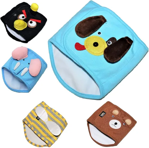 Vista 8 de Pañal divertido para perros y cachorros para razas pequeñas (negro, S - cintura de 8 a 10 pulgadas)
