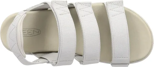 Vista 5 de KEEN Elle Sandalias de punta abierta con plataforma elástica para mujer, Negro (BlackVapor)