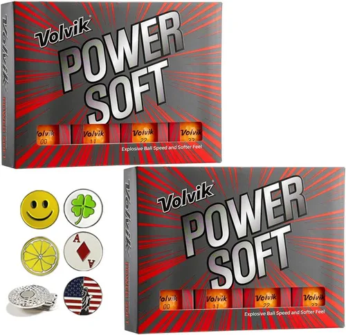 Vista 8 de Volvik Power Soft Explosive Ball Speed Golf Balls Set de regalo