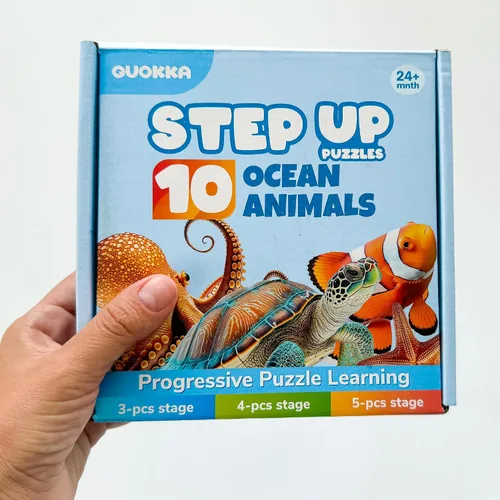 Vista 8 de Step Up Puzzles para niños de 3 a 5 años - Rompecabezas realistas para Océano