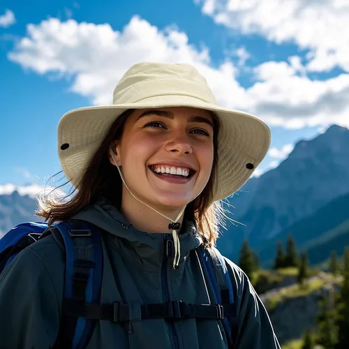 Vista 2 de CLAPE Sombrero de pescador para exteriores, impermeable, UPF 50+, ala Boonie para mujeres y hombres, ligero para senderismo, safari, sombrero