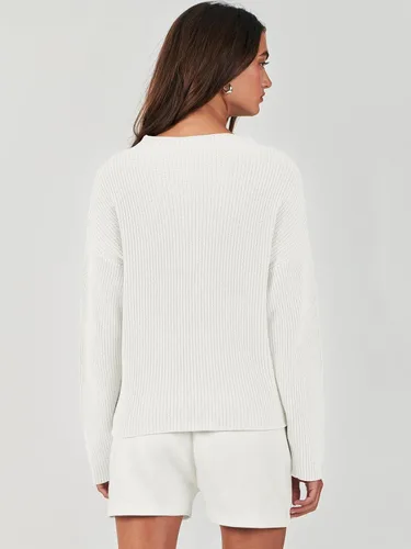 Vista 4 de ANRABESS Conjunto de dos piezas para mujer, suéter de punto, manga larga, tops y pantalones cortos