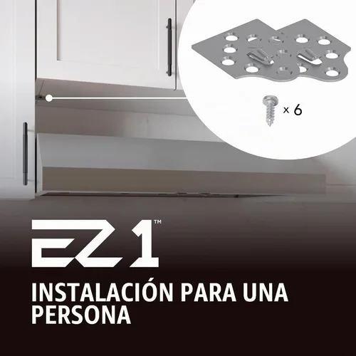 Vista 7 de Broan-NuTone Campana extractora debajo del gabinete de 30 pulgadas, ENERGY STAR, soplador máximo 350 CFM, acero inoxidable negro