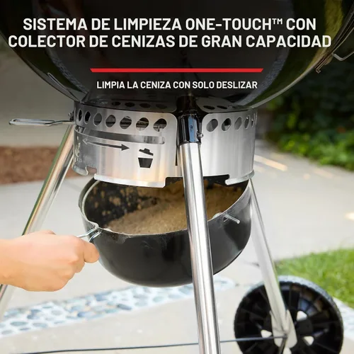 Vista 8 de Weber Master-Touch - Parrilla y ahumador de carbón, 26 pulgadas, color negro