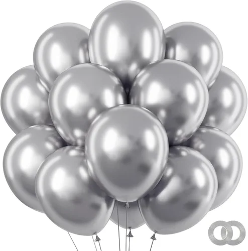 Vista 8 de RUBFAC Globos negros, globos de fiesta de 12 pulgadas para decoraciones de fiesta de graduación, mes de la historia negra, cumpleaños, boda, baby