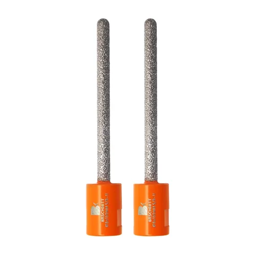 Vista 8 de Broca de rastrillo de mortero de diamante, enrutador de 4/25 pulgadas x 1 pulgada con rosca de 5/8-11 para señalar, granito, mármol, hormigón