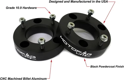 Vista 3 de MotoFab Lifts CH-2 - Kit de elevación de nivelación frontal de 2 pulgadas que elevará la parte delantera de su Chevy/Gmc Pickup 2 pulgadas.