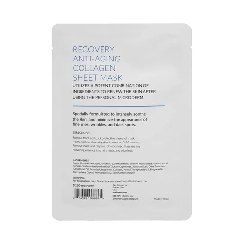 Vista 2 de Máscara de colágeno antienvejecimiento PMD Recovery (5 unidades)