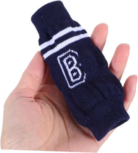 Vista 4 de Kisangel 4 fundas de punto para coderas de perro, transpirables, calentadores de piernas para perros, protectores elásticos para articulaciones