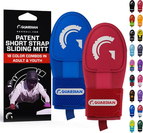 Vista 32 de Guardian Baseball Guantes deslizantes – Tallas para jóvenes y adultos – Guante deslizante para béisbol – Correa de compresión elástica, paquete de 2
