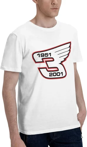Vista 2 de Camiseta de manga corta de algodón con cuello redondo para hombre, estampado 3D, casual, con gráficos, camisetas