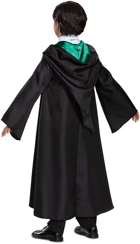 Vista 2 de Harry Potter Robe Official Hogwarts Wizarding World Costume Robes Deluxe Kids Size Dress Up Accessory