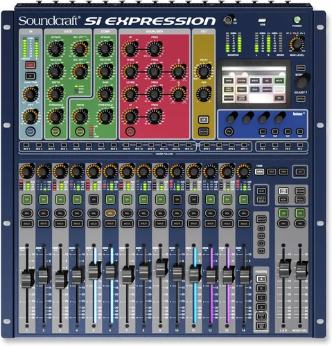 Vista 3 de Soundcraft Consola mezcladora digital de audio en vivo de 16 canales Si Expression 1