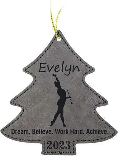 Vista 2 de Baton Ornament, Majorette Ornament, Twirler Ornament, Baton Gifts, Majorette Gifts, Twirler Gifts, Baton Twirler Gift, Baton Twirling Gift