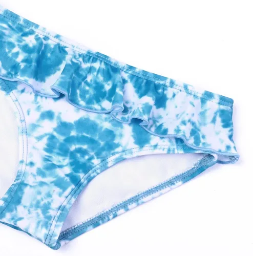 Vista 5 de Jxsatr - Trajes de baño para niñas de dos piezas con volantes, bikini, ropa de playa y piscina