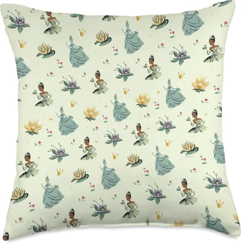 Vista 5 de Disney Tiana The Princess and The Frog - Cojín (16.0 x 16.0 in), multicolor