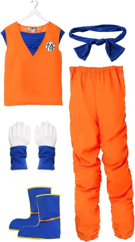 Vista 6 de Disfraz de Goku para adultos