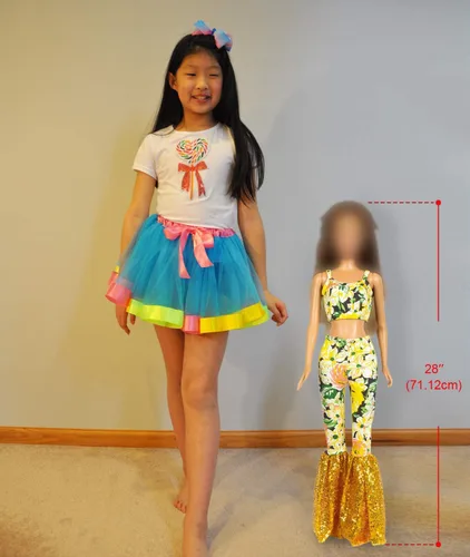 Vista 7 de Ecore Fun 3 juegos de ropa de muñeca de 28 pulgadas, trajes casuales para muñecas de 28 pulgadas, ropa de muñeca de 28 pulgadas, ropa de muñeca