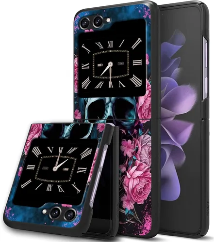 Vista 9 de Funda para Samsung Galaxy Z Flip 5 5G, Galaxy Z Flip 5, PC duro a prueba de golpes, plegable, duradera, resistente a los arañazos, para Samsung Z