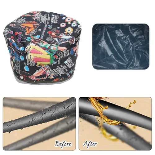 Vista 7 de Gorro térmico para acondicionamiento profundo, 3 engranajes, color negro, diseño de moda, ajustable, con protección contra sobretemperatura para uso