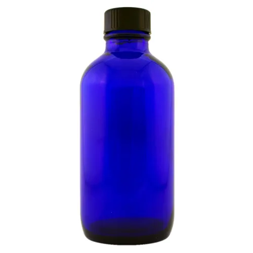 Vista 6 de Botella de vidrio ámbar de 2 fl oz con tapa de cono fenólico (individual)