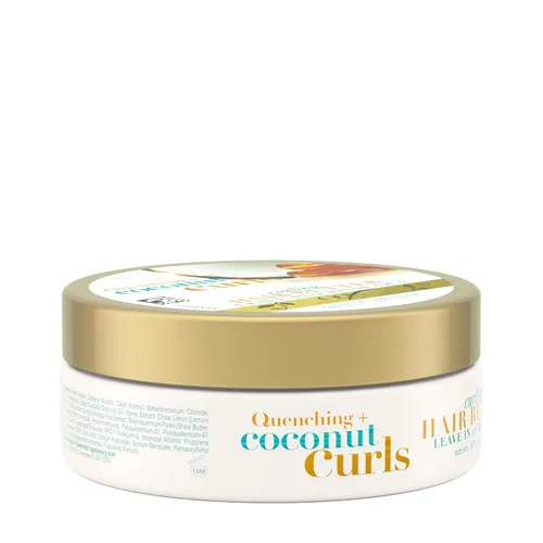 Vista 7 de Ogx Quenching Plus Coconut Curls Manteca para cabello dañado, 6.6 onzas fluidas