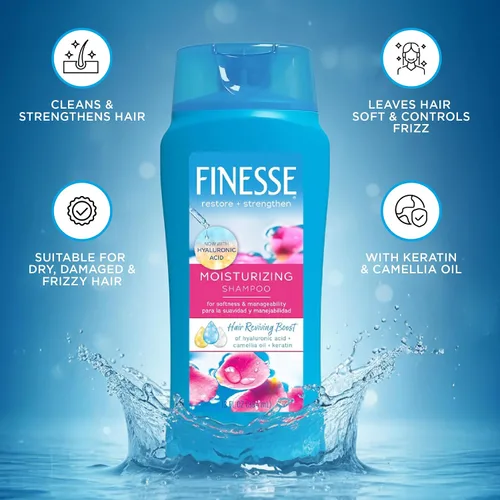 Vista 5 de Finesse Champú Hidratante, 13 oz