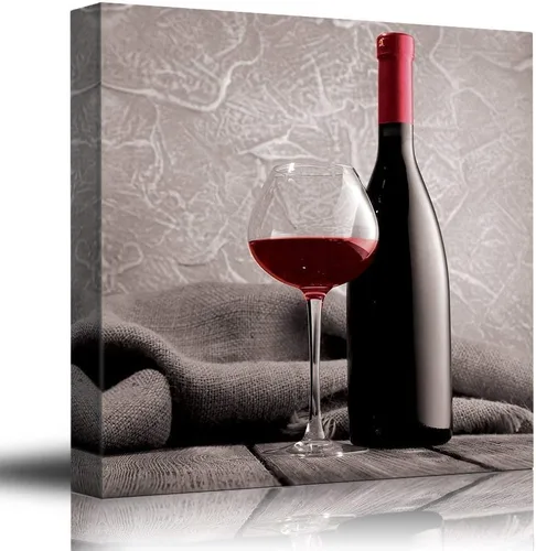 Vista 18 de Lienzo de paisaje hermoso para decorar la pared, arte moderno, para el hogar Amor al rojo vivo