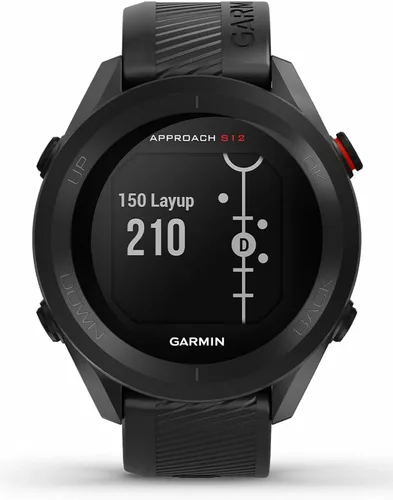 Vista 2 de Garmin Approach S12, Reloj de Golf GPS Fácil de Usar, Más de 42,000 Campos Precargados, Negro, 010-02472-00