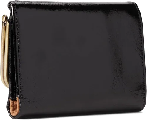 Vista 2 de HOBO Robin - Cartera pequeña de mano para mujer, elegante y elegante construcción de cuero pulido con cierre magnético oculto, cartera elegante