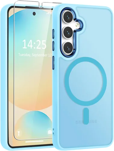 Vista 63 de WRJ Funda magnética para Samsung Galaxy Z Fold 7, [protector de pantalla integrado] [compatible con Magsafe], protección de bisagra de cuerpo