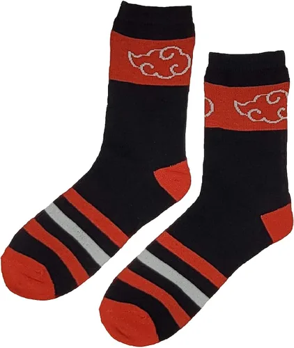 Vista 4 de Ripple Junction Naruto Shippuden Symbols - Paquete de 2 calcetines novedosos