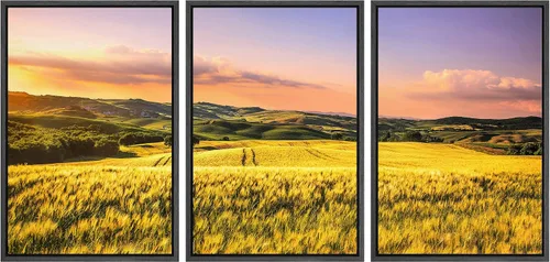 Vista 57 de wall26 Lienzo enmarcado para pared, juego de arte de selva, rana, hoja de palmera, naturaleza, desierto, arte moderno, realismo, decorativo