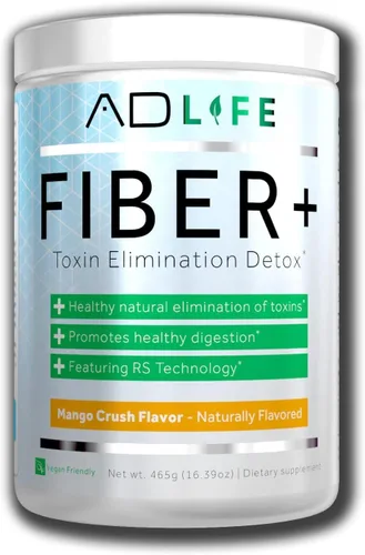 Vista 2 de Project AD Fiber+ Suplemento de fibra - Apoya la salud intestinal y la regularidad digestiva, la fibra es ideal para perder peso, desintoxicación