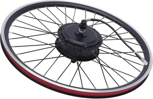 Vista 3 de Kit de conversión de bicicleta eléctrica 36 V 500 W 24 "Kit de rueda Ebike Controlador de modo dual Rueda delantera Kit de conversión de bicicleta