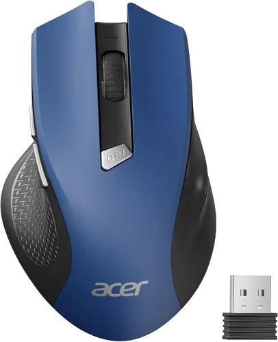 Vista 13 de Acer ratón inalámbrico para portátil, ratón de computadora de 2.4GHz 3 niveles de DPI ajustables, ratones USB inalámbricos de oficina con receptor