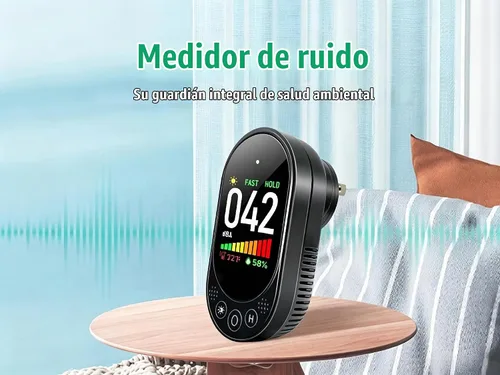 Vista 7 de Medidor de decibeles, medidor de nivel de sonido enchufable, medidor de decibelios de sonido 3 en 1 y medidor de decibelios de ruido, medidor