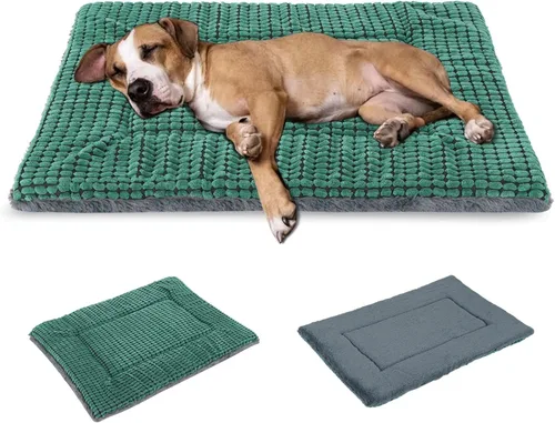 Vista 36 de BVAGSS Almohadilla Reversible para Jaula de Perro, Colchoneta de Cama para Mascotas de Espuma Viscoelástica, Colchón Suave y Cálido Lavable a