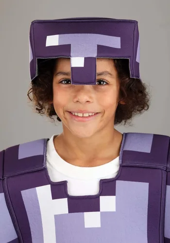 Vista 6 de Minecraft Enchanted Diamond Armor Deluxe - Disfraz infantil
