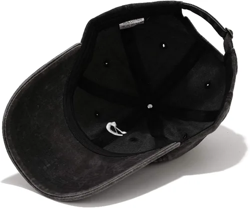 Vista 3 de Umeepar Gorra de béisbol de algodón con cara sonriente, ajustable, de perfil bajo, sin estructura, para hombres y mujeres