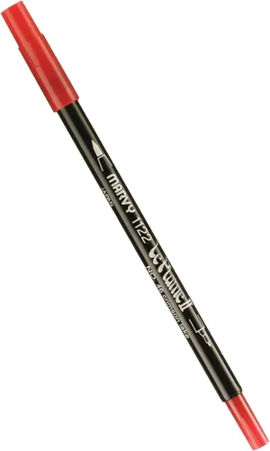 Vista 48 de Uchida 1122-C-3 Marvy Extra Fine Tip Le Plume II Rotulador de doble punta, azul