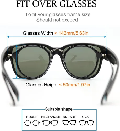 Vista 3 de INFI Lentes de sol polarizados para mujeres y hombres, pesca, conducción, al aire libre, lentes espejados, protección UV