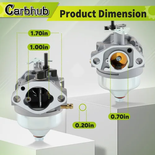 Vista 4 de Carbhub Carburador para Husqvarna 7021P HU700F 5521CM 961330007 para Ele ctrolux CH65Y21RDP CH65N21RH Cortacésped Carb