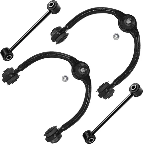 Vista 63 de Detroit Axle - 4 piezas de brazos de control traseros para Ford C-Max, Focus, Mazda 3 5, Volvo C30, C70, S40, V50, 4 brazos de control superiores e