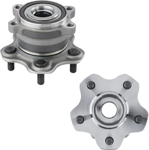 Vista 125 de Detroit Axle - Rotores de freno para Ford 2013-2019 Explorer Taurus Flex Lincoln MKT MKS, rotores de freno de disco ranurados perforados de repuesto