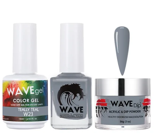 Vista 150 de WAVEGEL - Juego de gel de remojo, laca de uñas y polvo acrílico a juego - Colección Simplicity - #P109 Blizzard