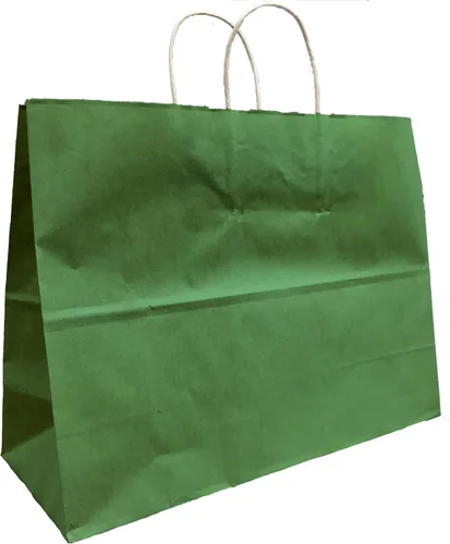 Vista 4 de Bolsas moradas, bolsas de papel extra grandes para envolver regalos, (tamaño de la boga, 16 pulgadas de ancho x 12 pulgadas de alto x 6 pulgadas)