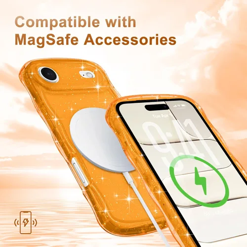 Vista 355 de Pepmune Funda magnética para iPhone 17 Pro Max, color rosa
