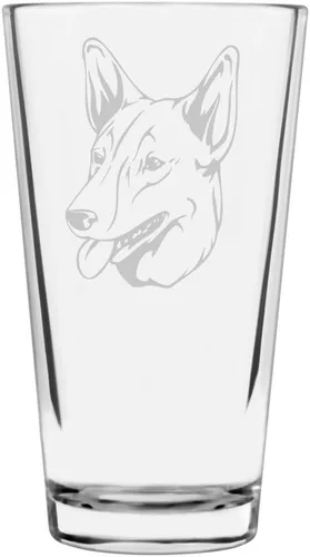Vista 42 de Podenco Canario - Vaso de pinta de 16 onzas con temática de perro personalizado