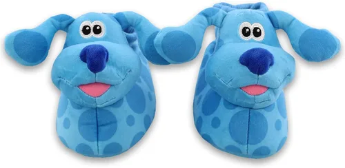 Vista 3 de Nickelodeon Blue's Clues & You - Pantuflas de felpa 3D para niños pequeños